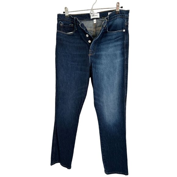 Frame Le Garcon Jeans slim boyfriend style in Azure Size 30 - Picture 1 of 8